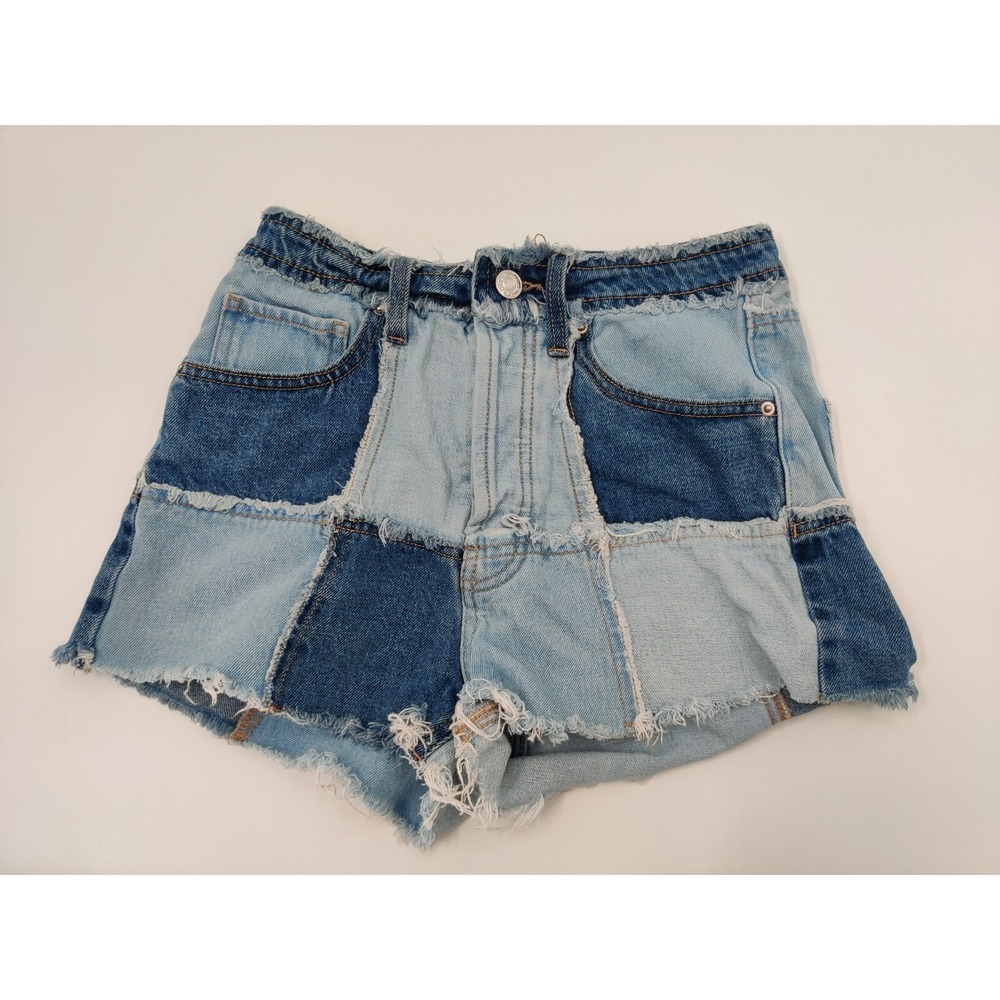 Wild Fable Womens High Rise Patchwork Denim Cutoff Shorts Size 00